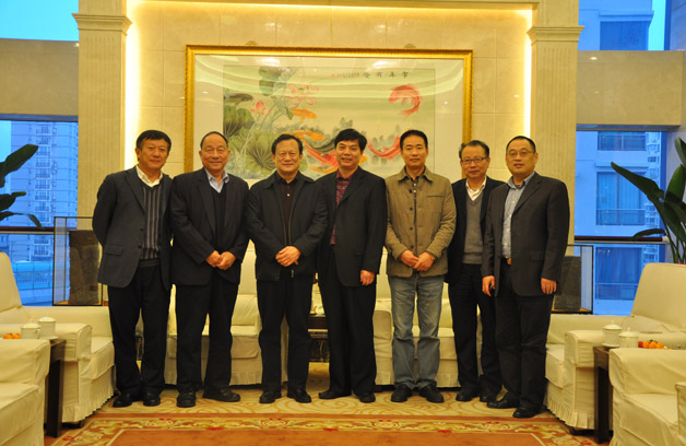  中裝協領導蒞臨藍天公司視察 