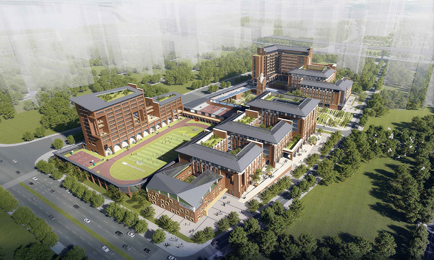 深圳前海合作區前灣哈羅公學學校項目外墻裝飾工程