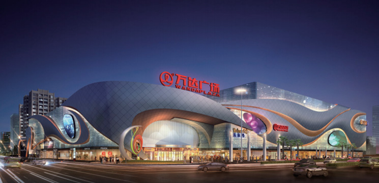 桂林高新萬達大商業室內步行街